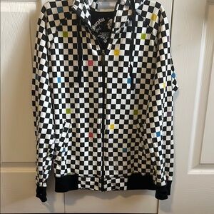 Surplus Multicolor Checkered Hoodie w/Thumbhole Teen Size S